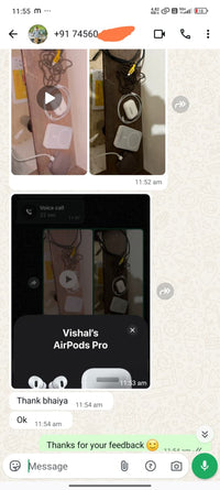 WhatsApp customer review 10