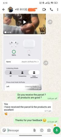 WhatsApp customer review 13